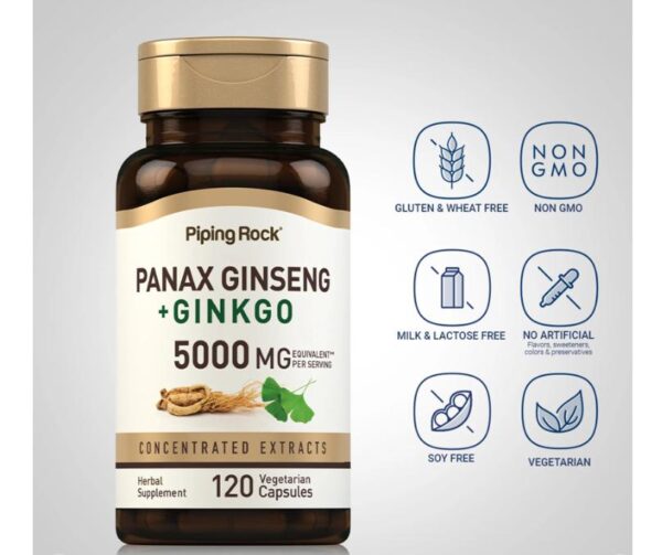 PANAX GINSENG GINKGO 5000MG - Image 2