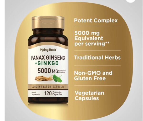 PANAX GINSENG GINKGO 5000MG - Image 3