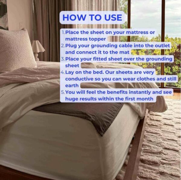 PREMIUM GROUNDING BED SHEET - Image 6
